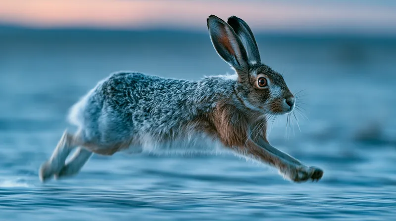 Black-tailed Jackrabbit (Lepus californicus) in Utah