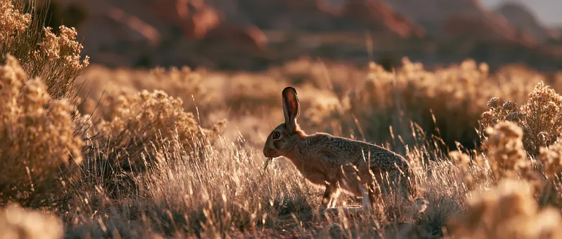 Black-tailed Jackrabbit (Lepus californicus) in Utah