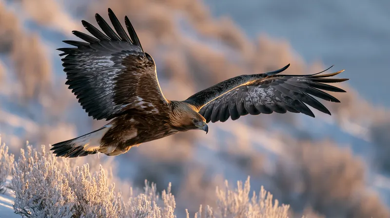 Golden Eagle (Aquila chrysaetos) in Utah