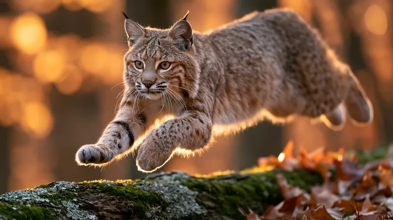 Eastern bobcat (Lynx rufus) in Virginia