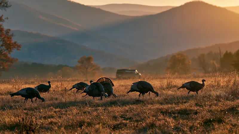 Wild turkey (Meleagris gallopavo) in Virginia