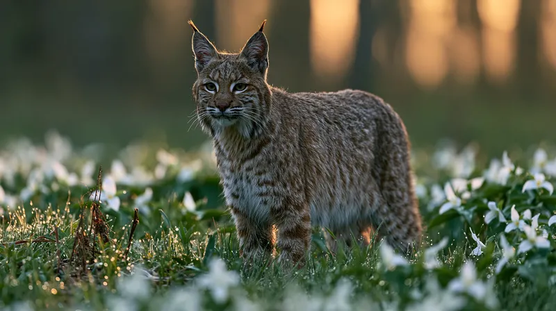 Eastern bobcat (Lynx rufus) in Vermont