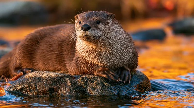 River otter (Lontra canadensis) in Vermont