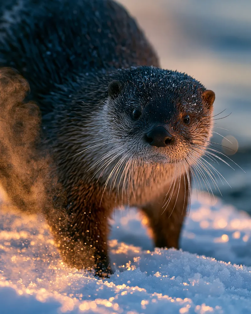 River otter (Lontra canadensis) in Vermont