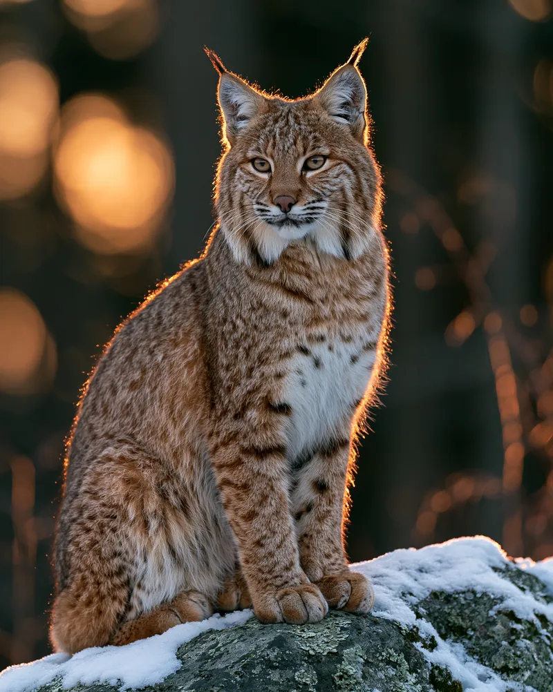 Eastern bobcat (Lynx rufus) in West Virginia
