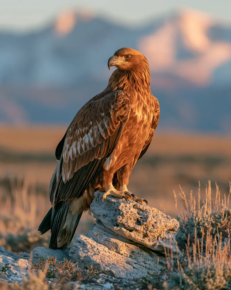 Golden Eagle (Aquila chrysaetos) in Wyoming