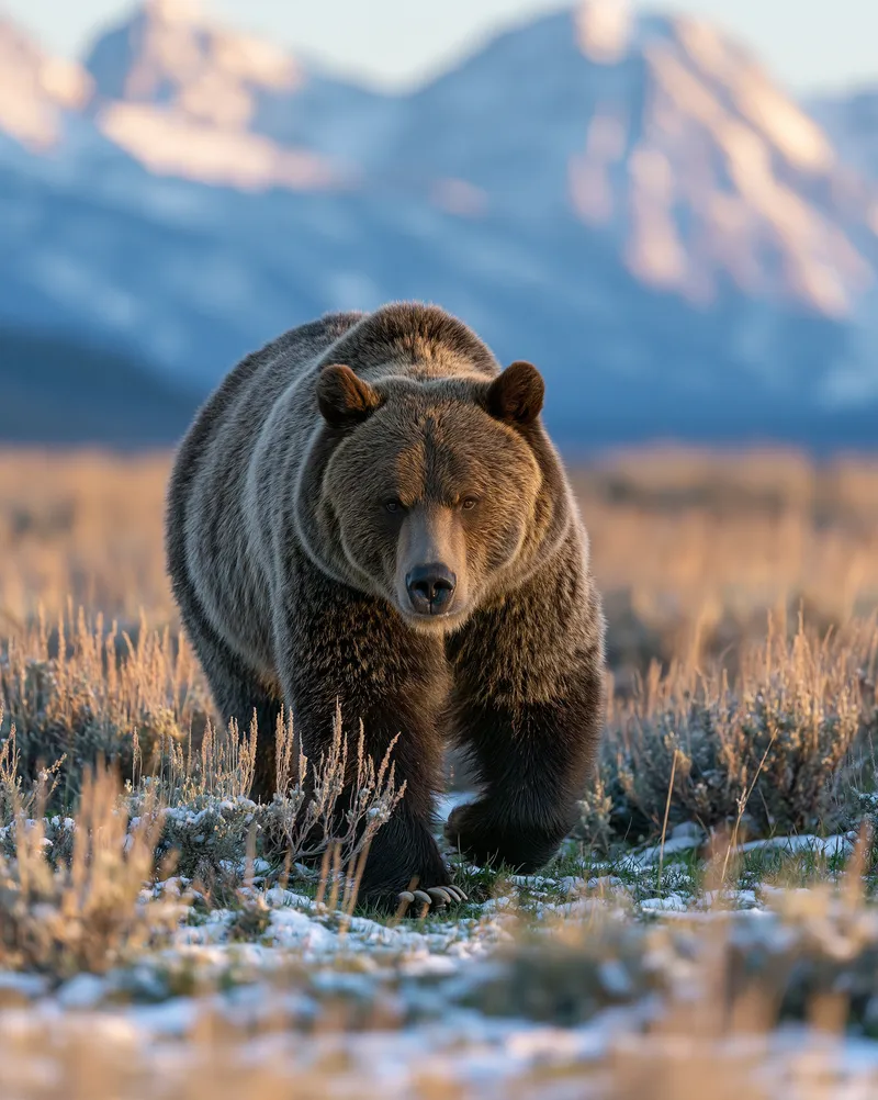 Grizzly bear (Ursus arctos horribilis) in Wyoming